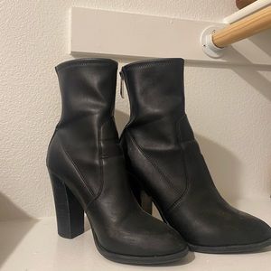 Black Aldo Boots (block heel)